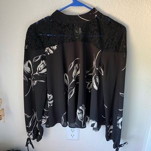 Band of Gypsies Medium Black Blouse